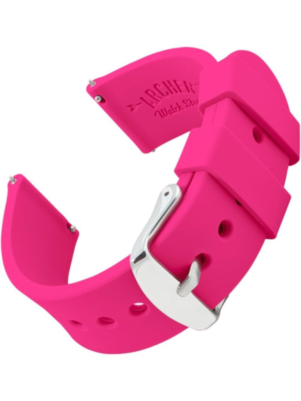 Soft Silicone Quick Release Watch Straps - Comfortable, Durable, Adjustable